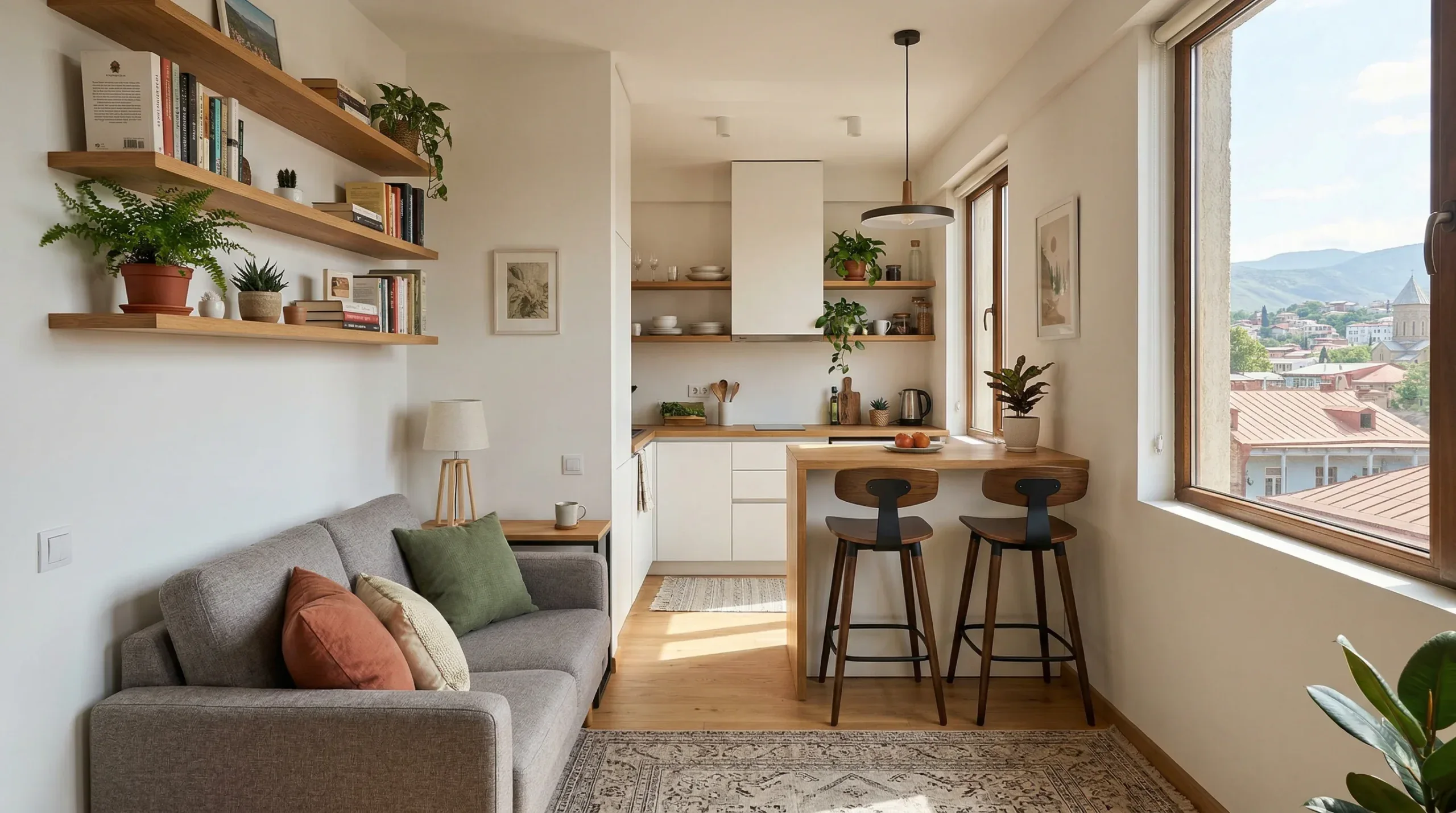 პატარა ფართის ინტერიერის დიზაინი